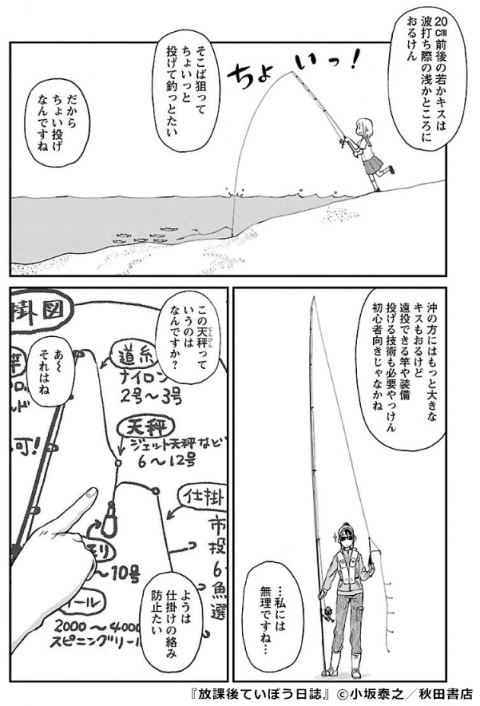 『放課後ていぼう日誌』初心者向けのハウツーが満載!