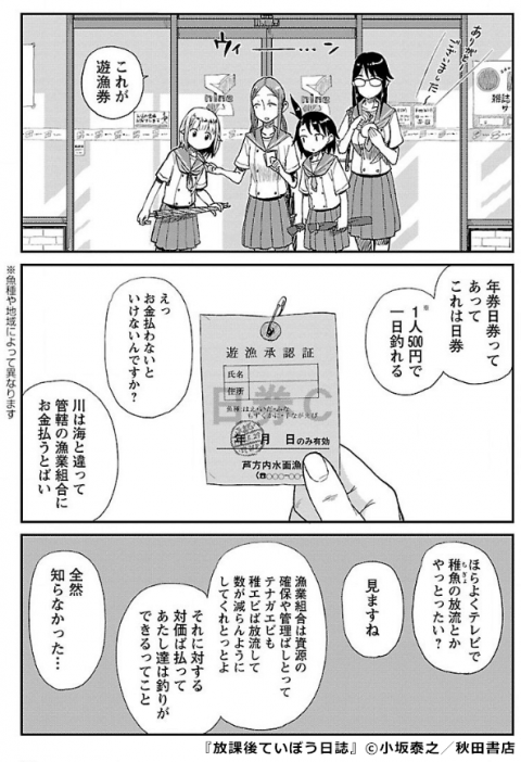 『放課後ていぼう日誌』遊漁券