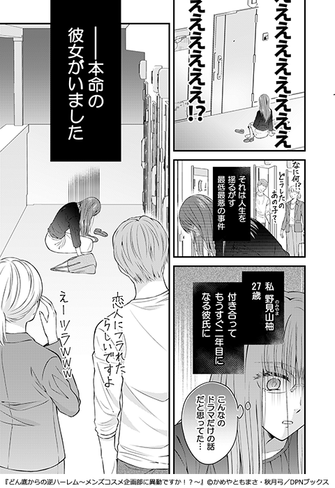 どん底からの逆ハーレム～メンズコスメ企画部に異動ですか！？～